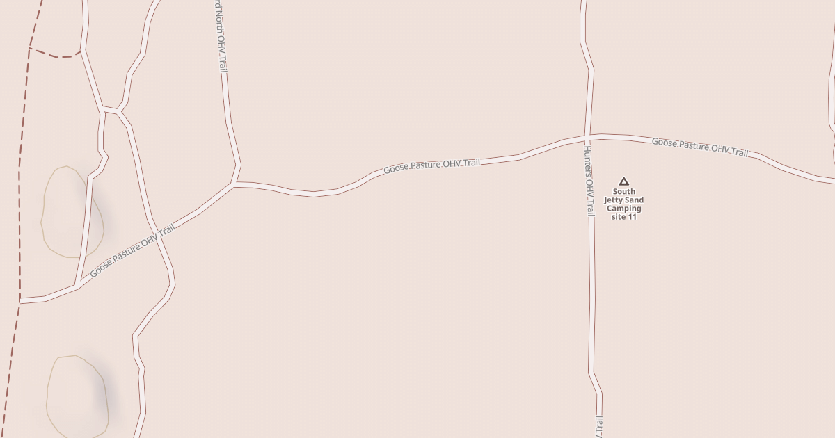 Map preview of Goose Pasture Ohv Trail