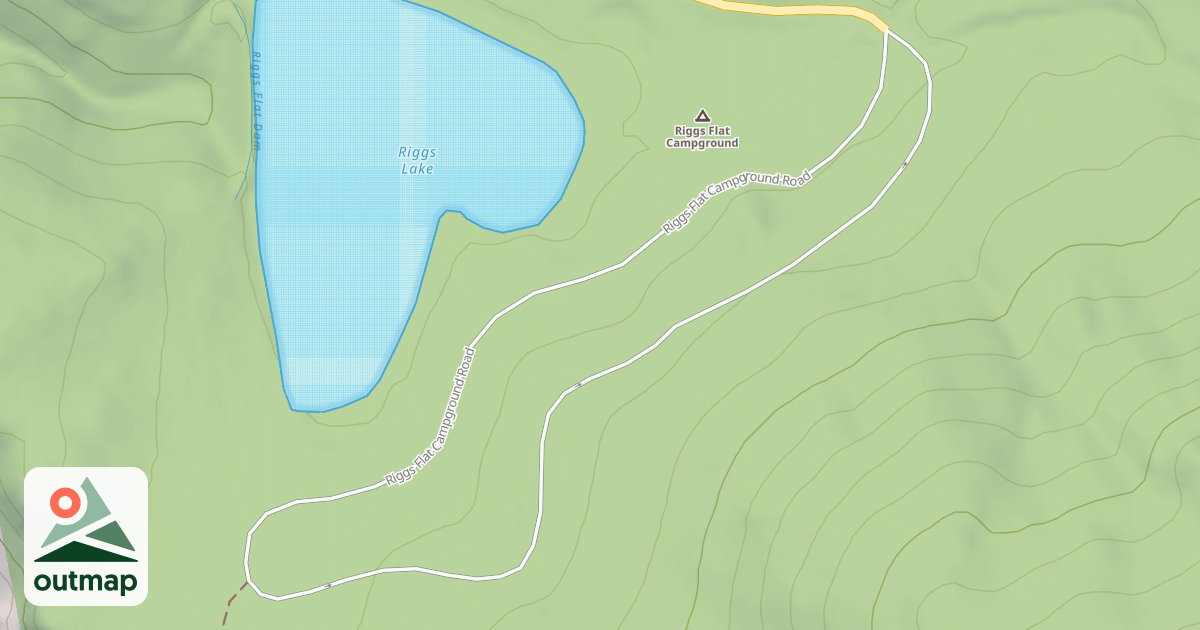 Map of RIGGS FLAT CG