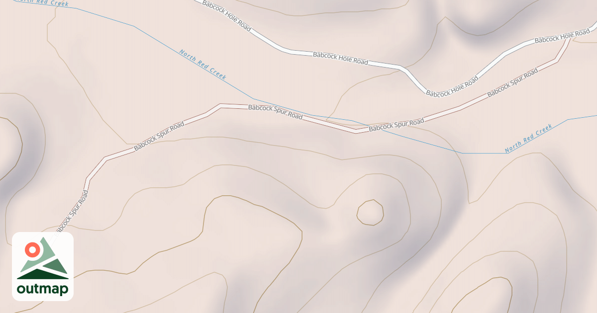Map of BABCOCK SPUR