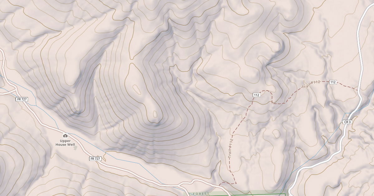 Map preview of Dines Trail
