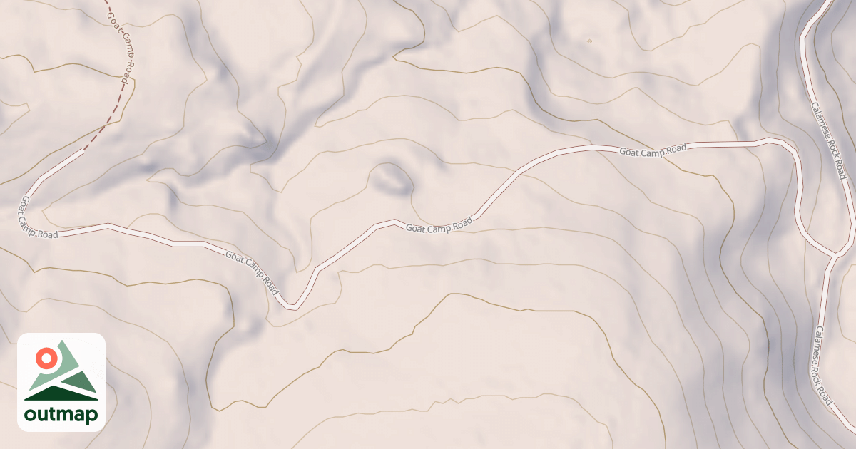 Map of GOAT CAMP