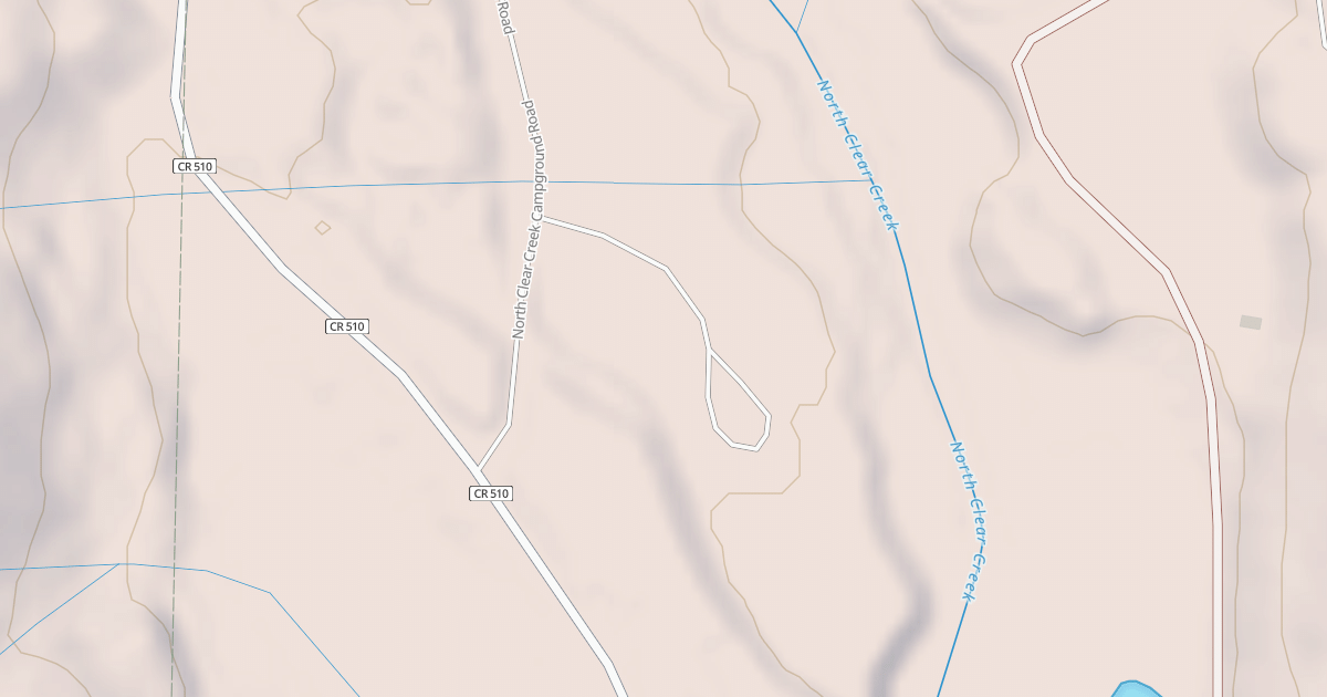 Map preview of NORTH CLEAR CR CG SPUR