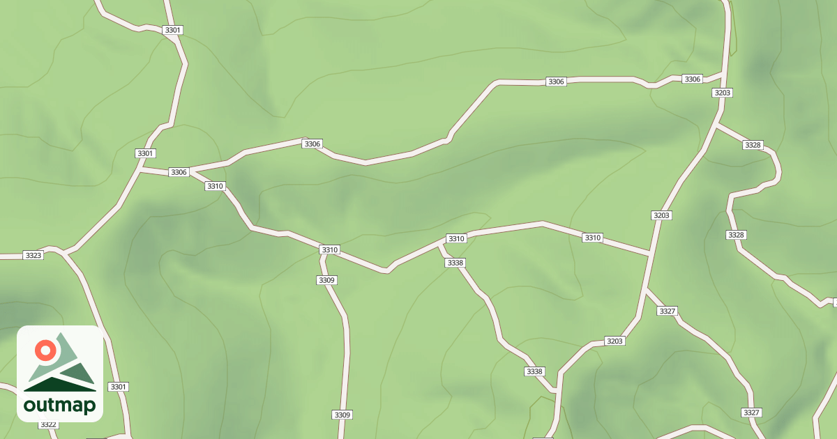 Map of USFS Motor Vehicle Use Map Trails 19259