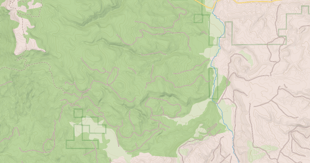 Map preview of USFS Motor Vehicle Use Map Roads {87DCF293-4033-46B2-B096-F26A1ACEC6D9}