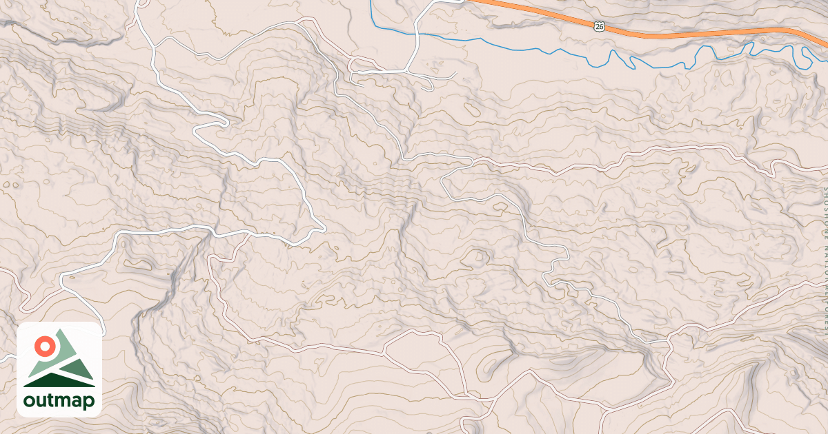 Map of CROOKED CREEK