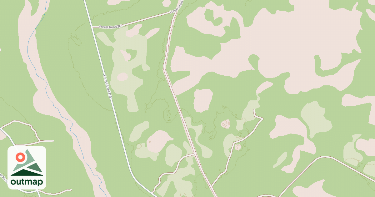 Map of USFS National Forest System Roads {2914A864-1452-455F-8DBC-07FB036FEE52}