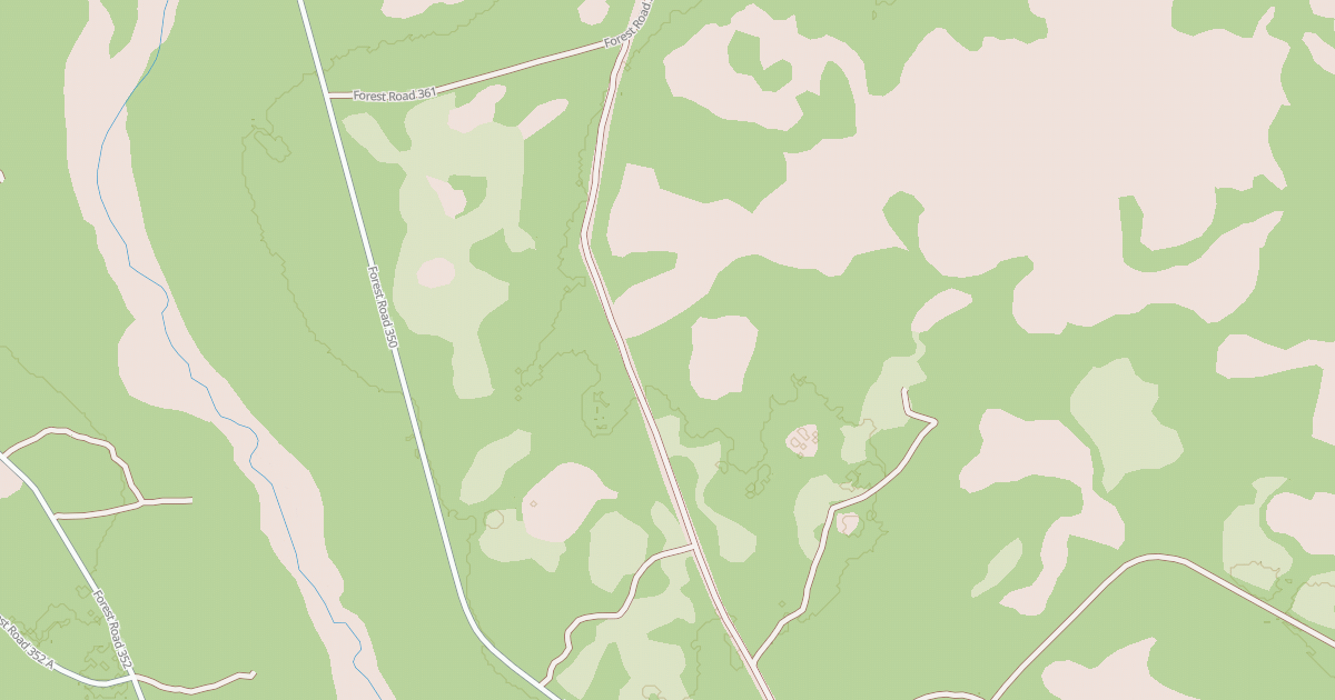 Map preview of USFS National Forest System Roads {2914A864-1452-455F-8DBC-07FB036FEE52}
