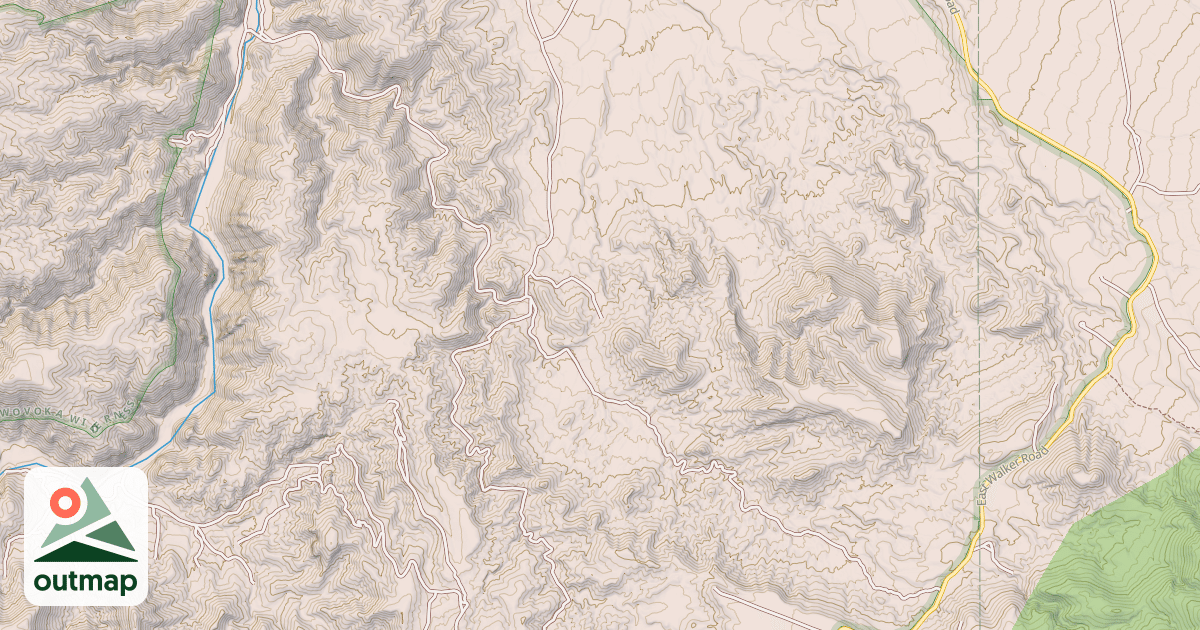 Map of EAST WALKER