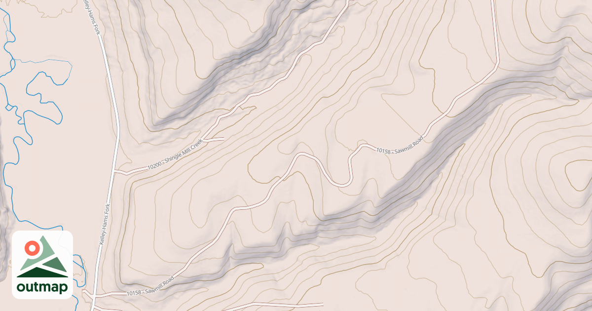 Map of SAWMILL ROAD