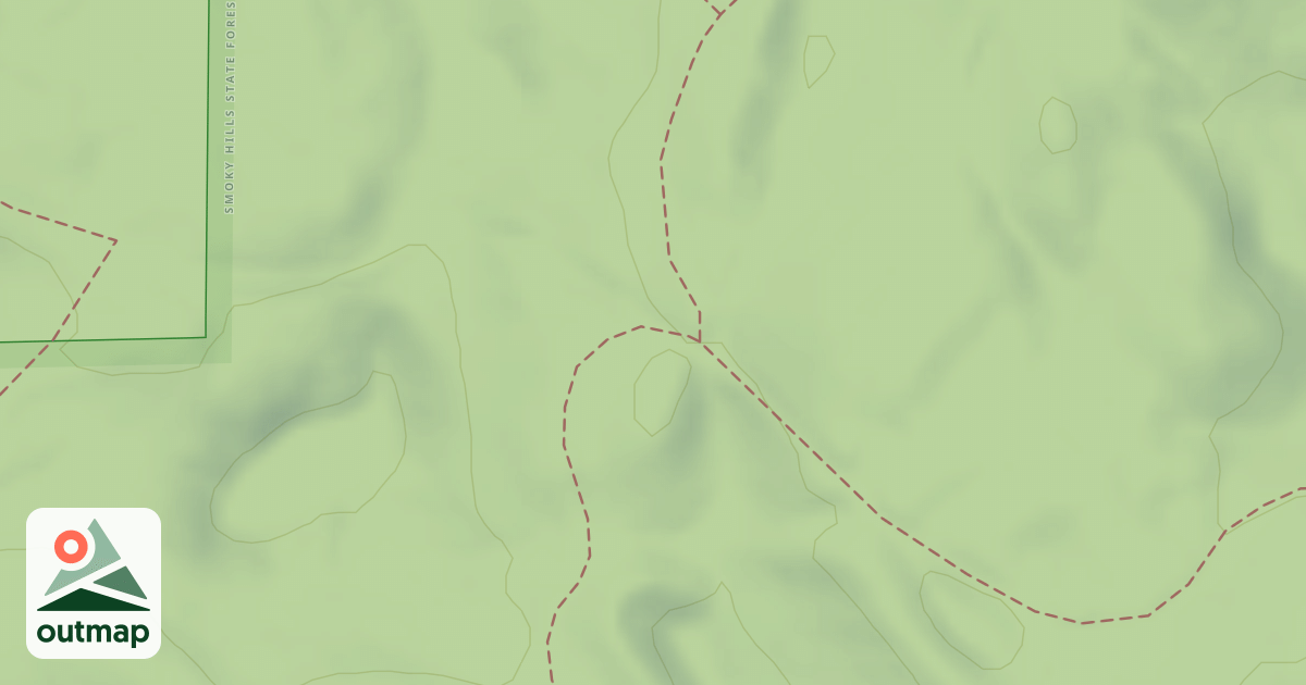 Map of Smoky Hills