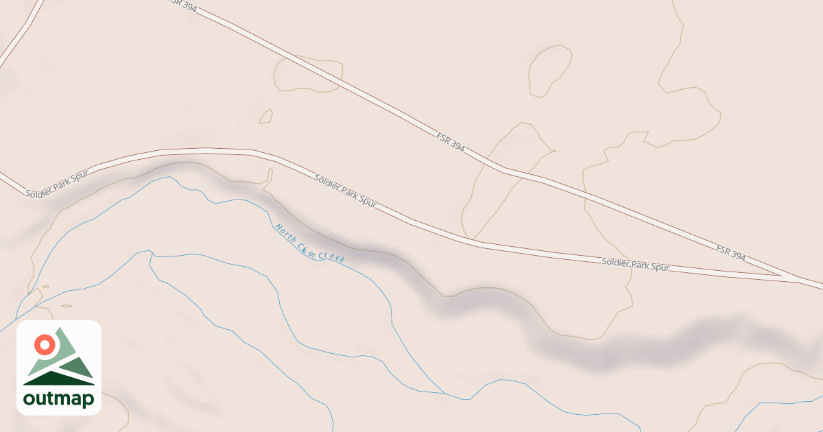 Map of SOLDIER PARK SPUR