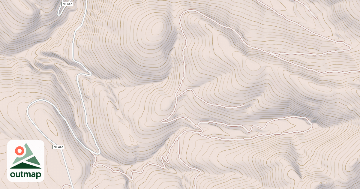Map of EAST FORK BURNTLOG CREEK