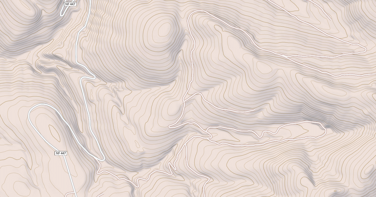 Map preview of EAST FORK BURNTLOG CREEK