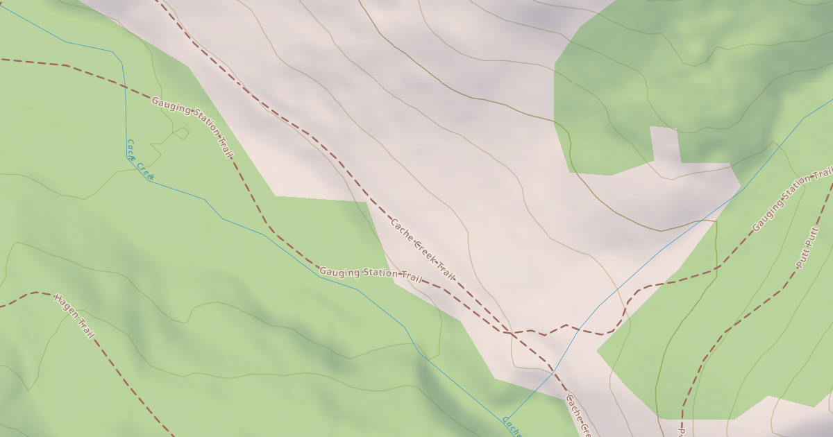 Map preview of Cache Creek Snow