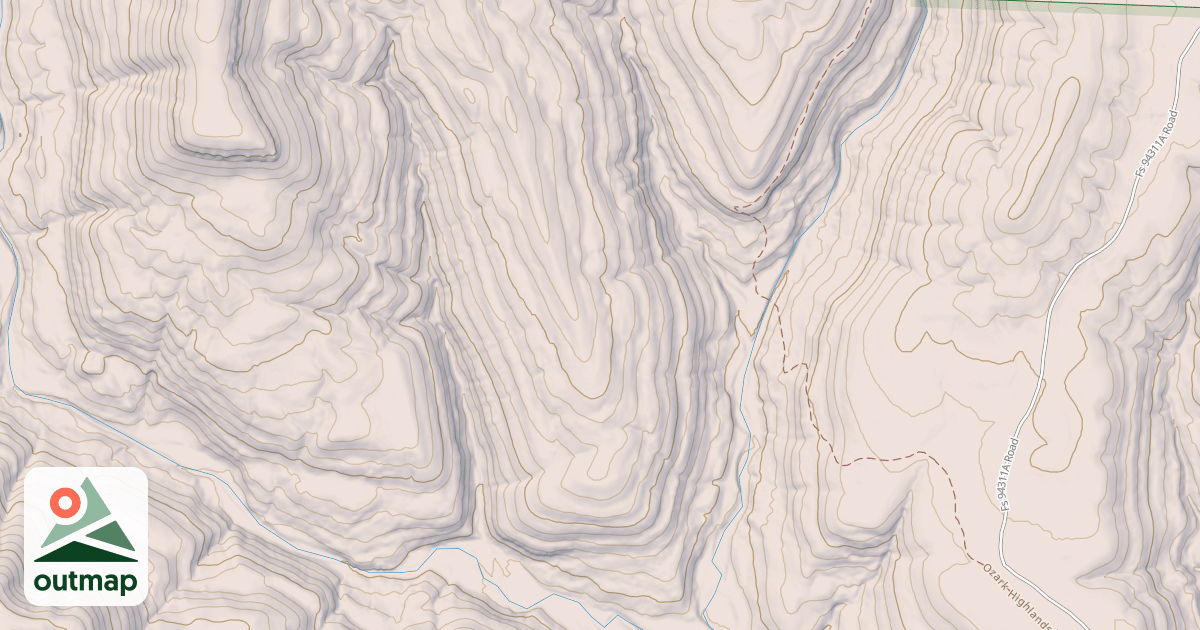 Map of USFS Motor Vehicle Use Map Roads {039E01C4-C6AB-41E4-A921-BF57CD8FFA0F}