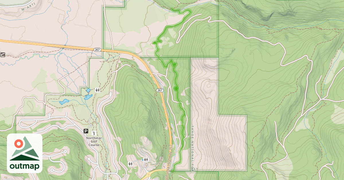 Map of Elizabethtown Meadows Trail