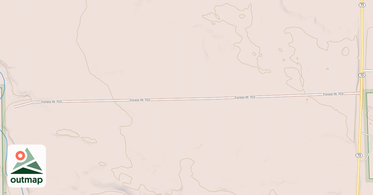 Map of FH 12 SPUR 703