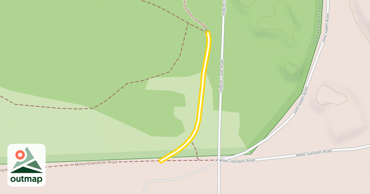 Map of Huckleberry Loop