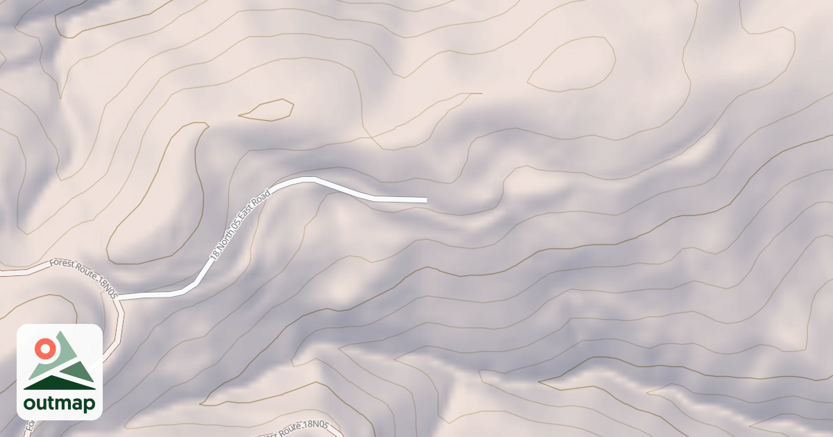 Map of PINE MOUNTAIN SPUR E