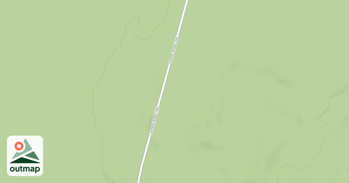 Map of FR 166G
