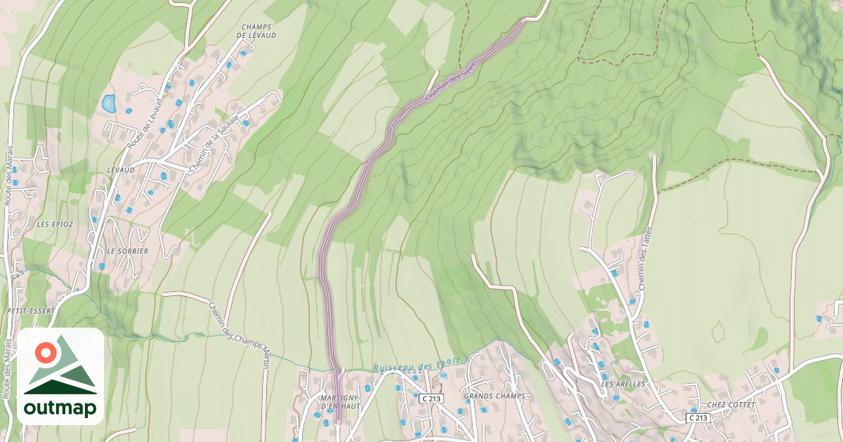 Map of Chemin des Sizes