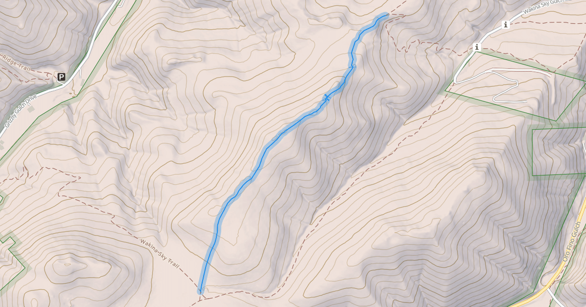 Map preview of Stairway To Heaven Trail - Upper