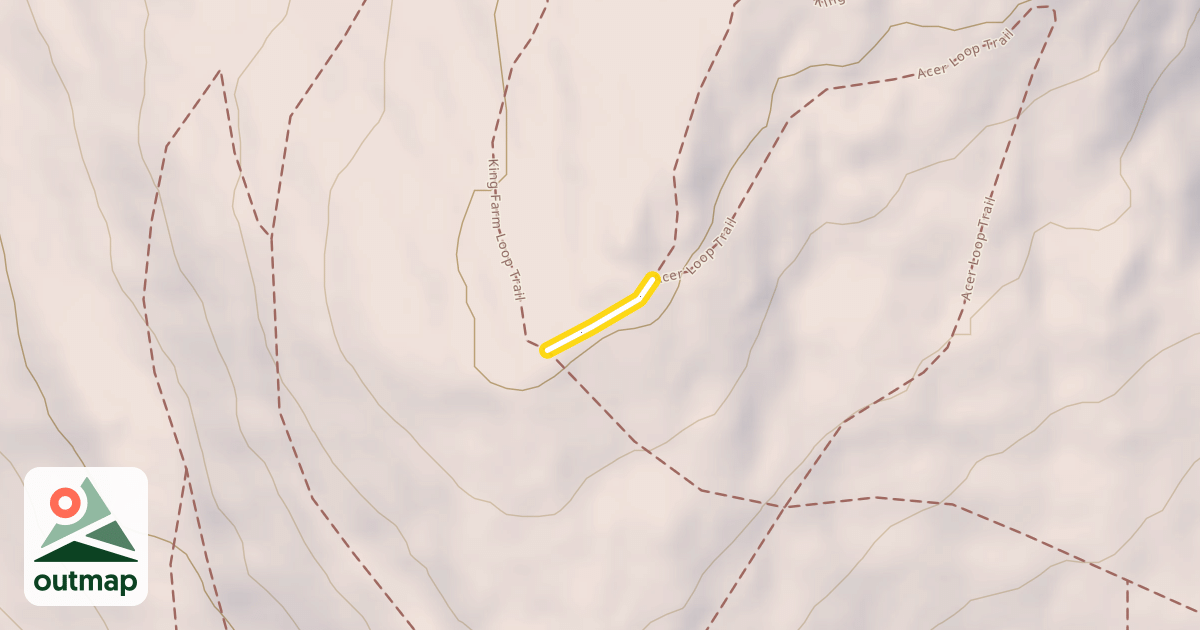 Map of King Farm Loop Trail