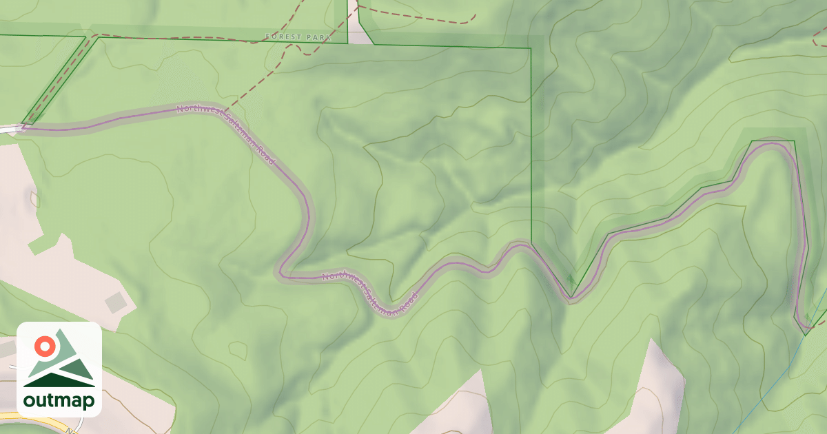 Map of Northwest Saltzman Road