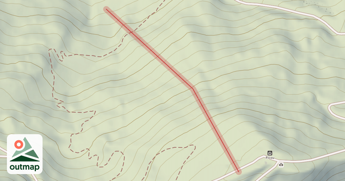 Map of Guzet