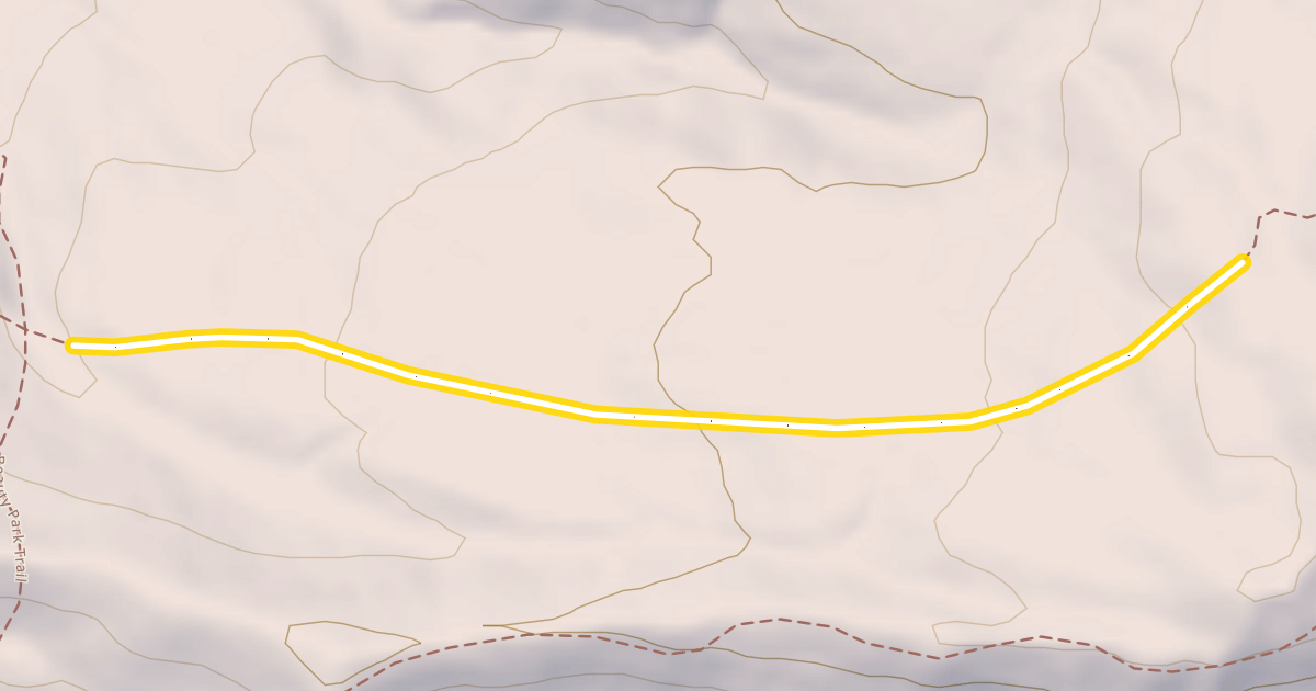 Map preview of Papoose Creek Road Snowmobile Trail