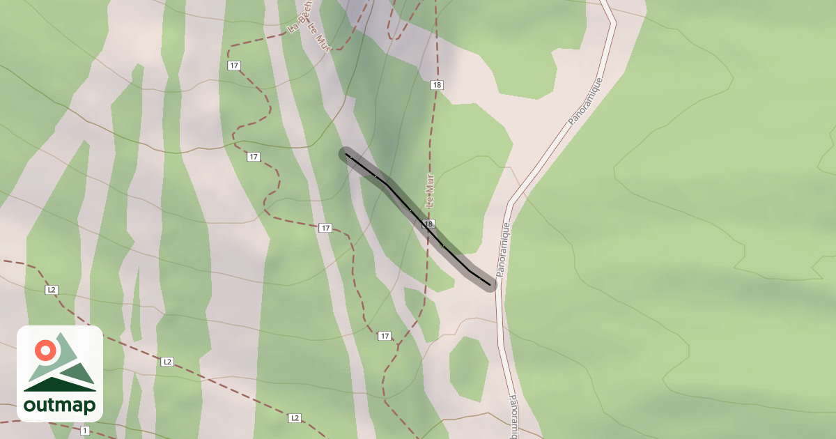 Map of Cachetière