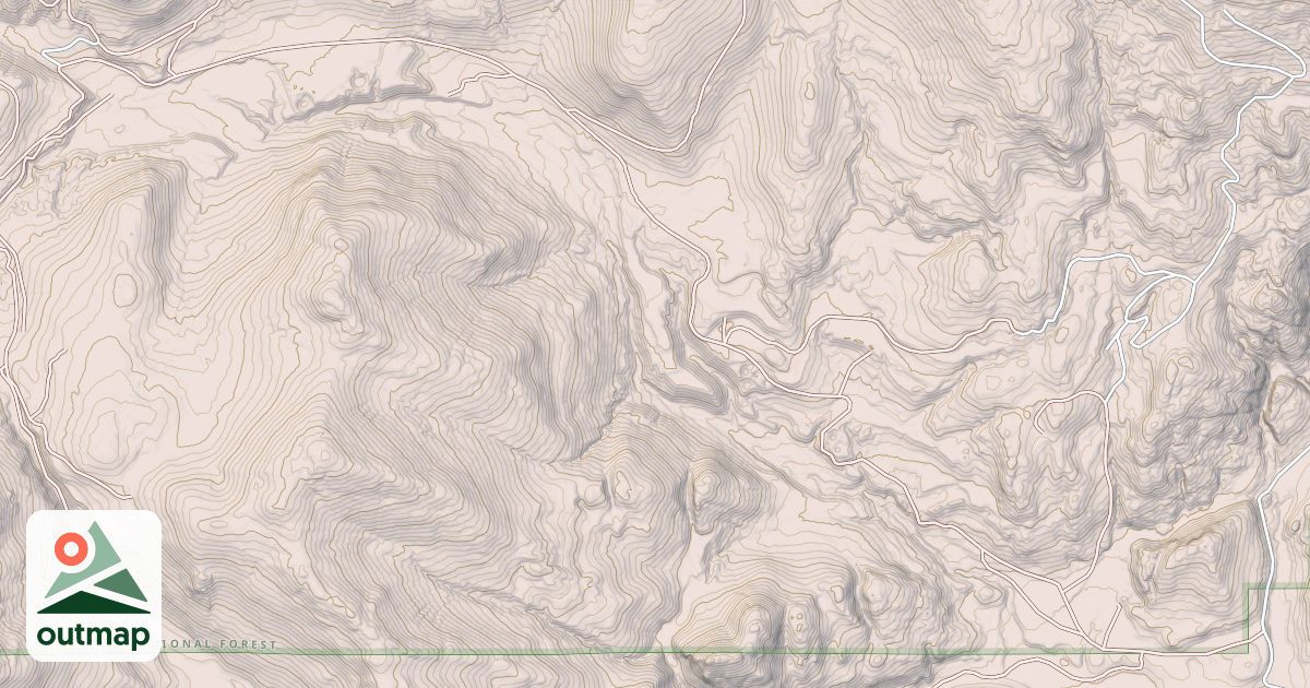 Map of BARNABY CREEK