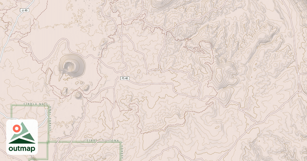 Map of USFS National Forest System Roads {6E96FA62-1D83-4181-ACD4-F2BAA0745123}