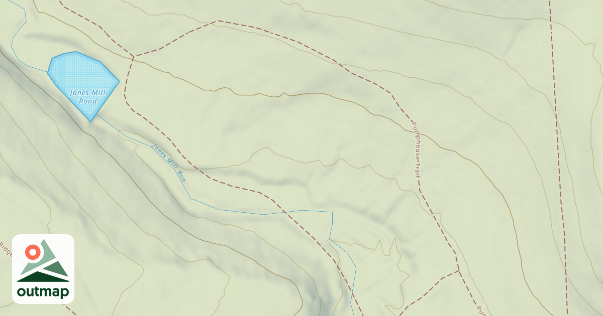 Map of Laurel Hill State Park Trails