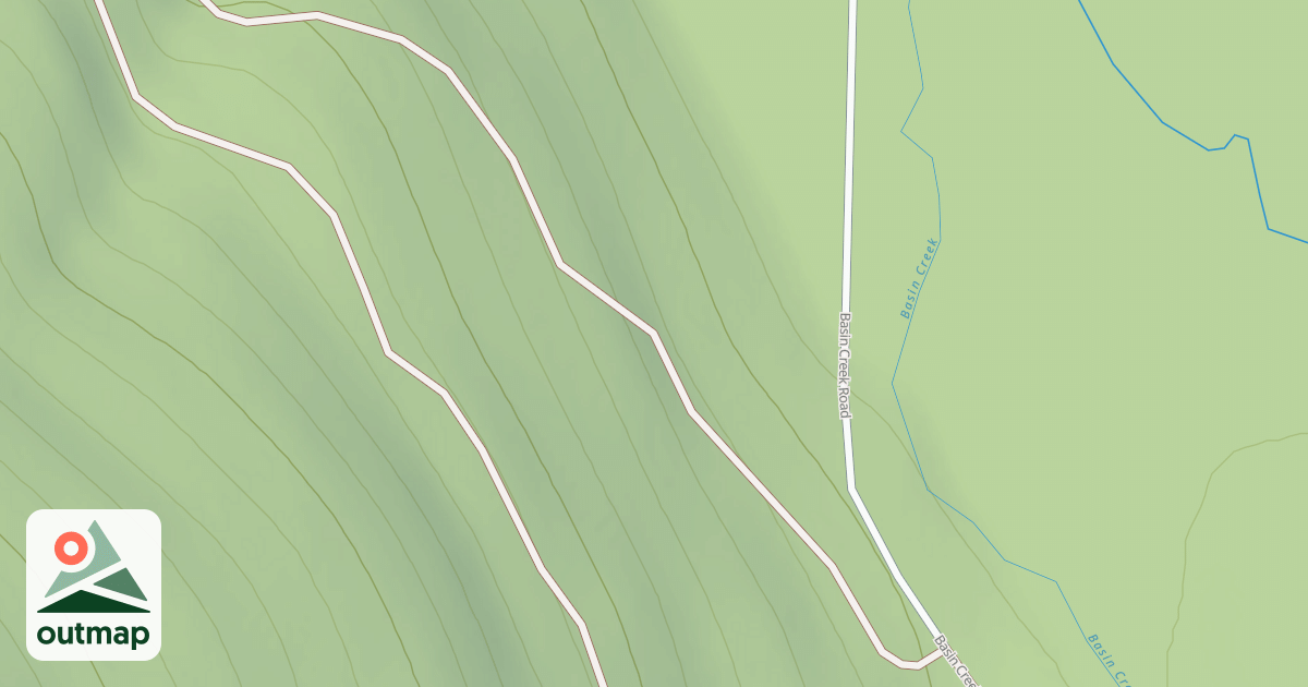 Map of BOULDER BOTTOM