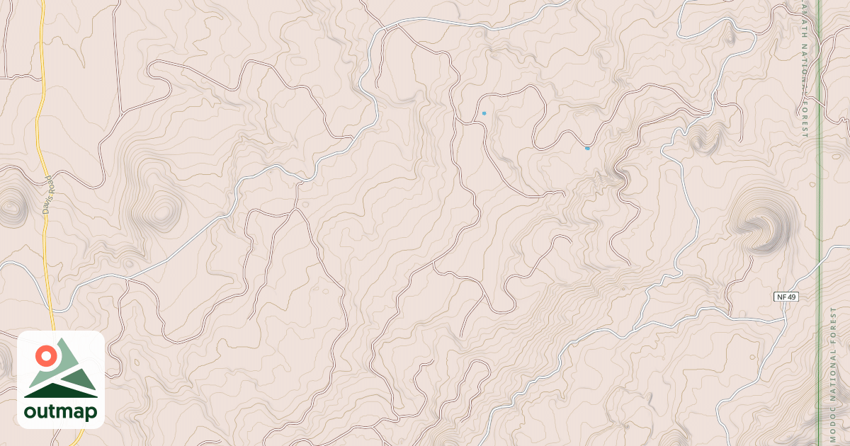 Map of BADGER LOOP