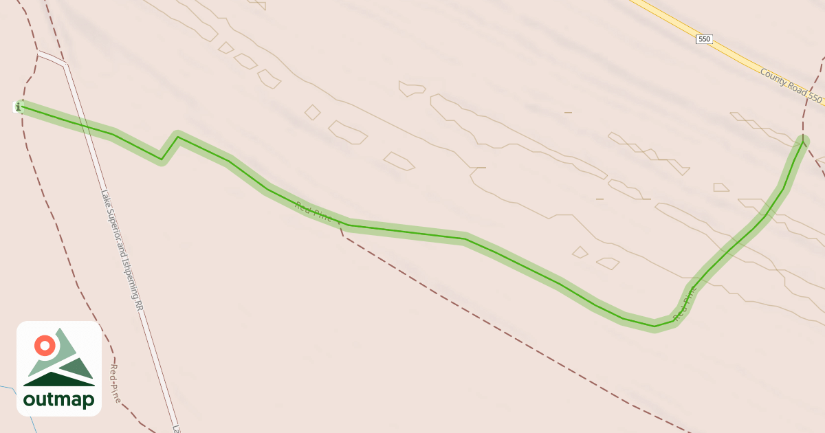 Map of Red Pine