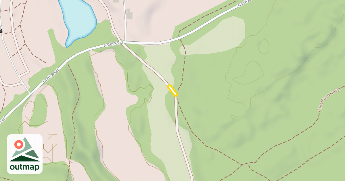 Map of Pine Point Loop