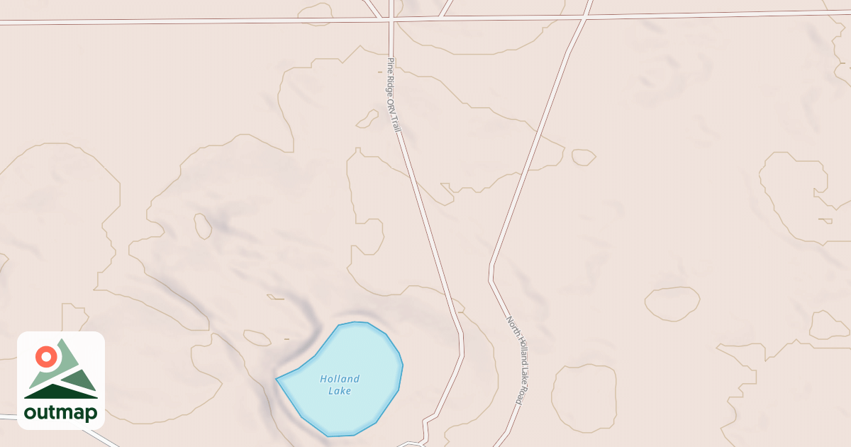 Map of Pine Ridge Trail