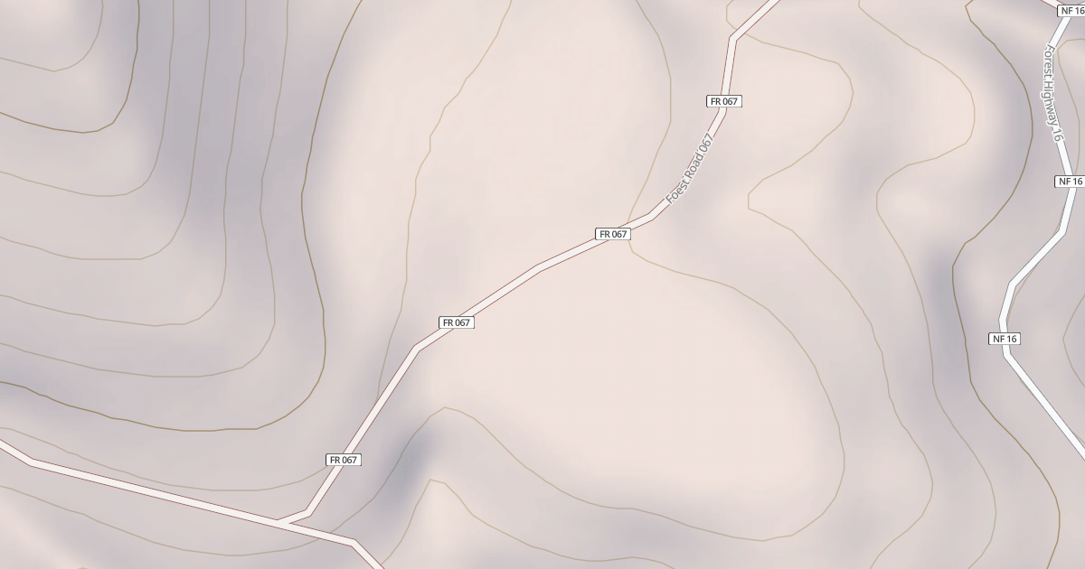 Map preview of USFS National Forest System Roads {1C06A1FA-7502-4741-B4AB-D04E122E3B5A}