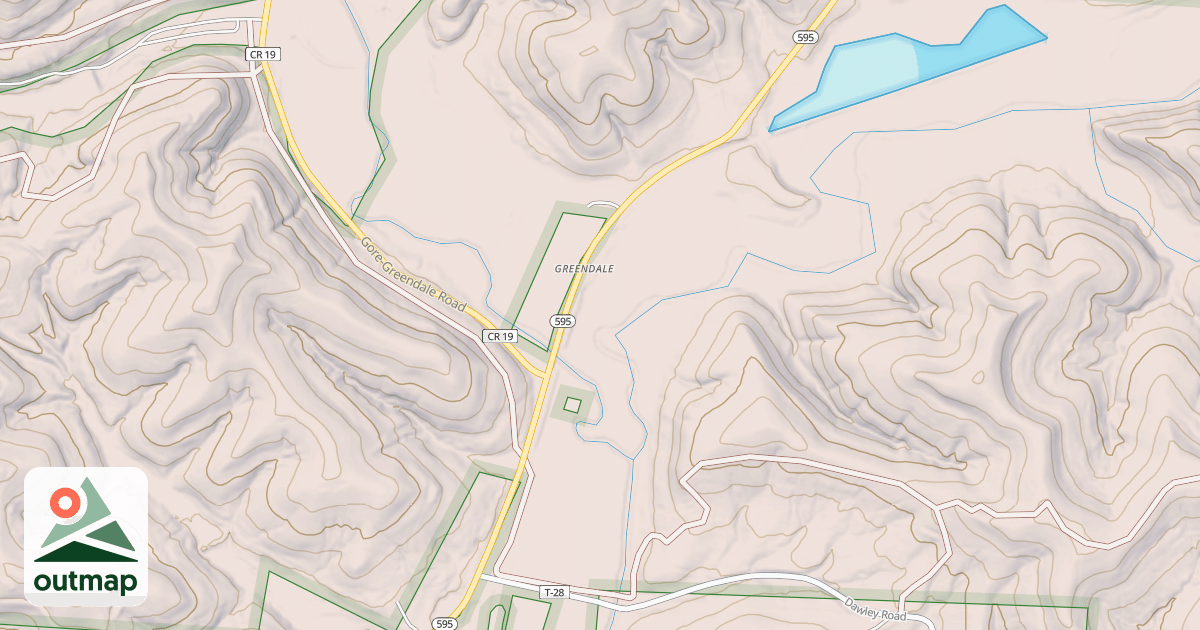 Map of GREENDALE CONNECTOR