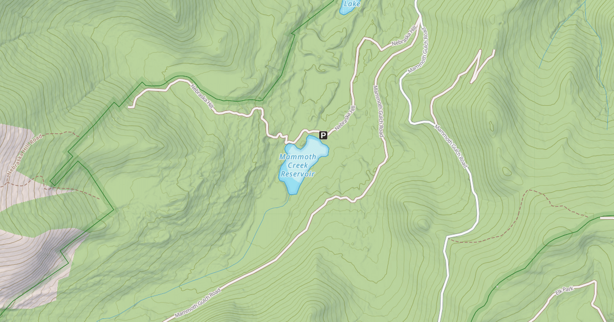 Map preview of MAMMOTH GULCH