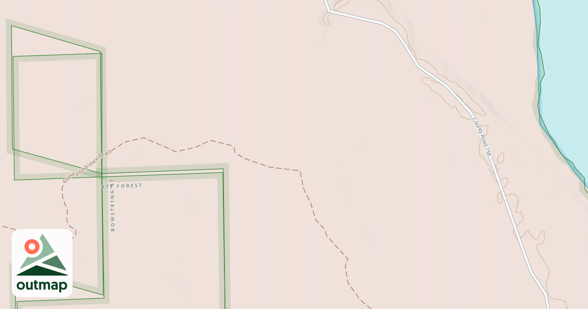 Map of DINNER CREEK SPUR H
