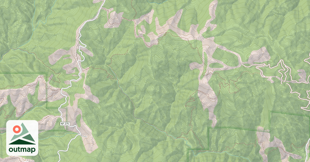 Map of GARDINER PEAK