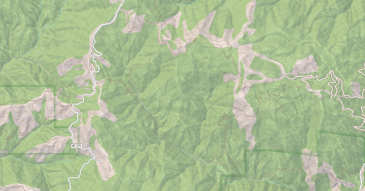 Map preview of GARDINER PEAK