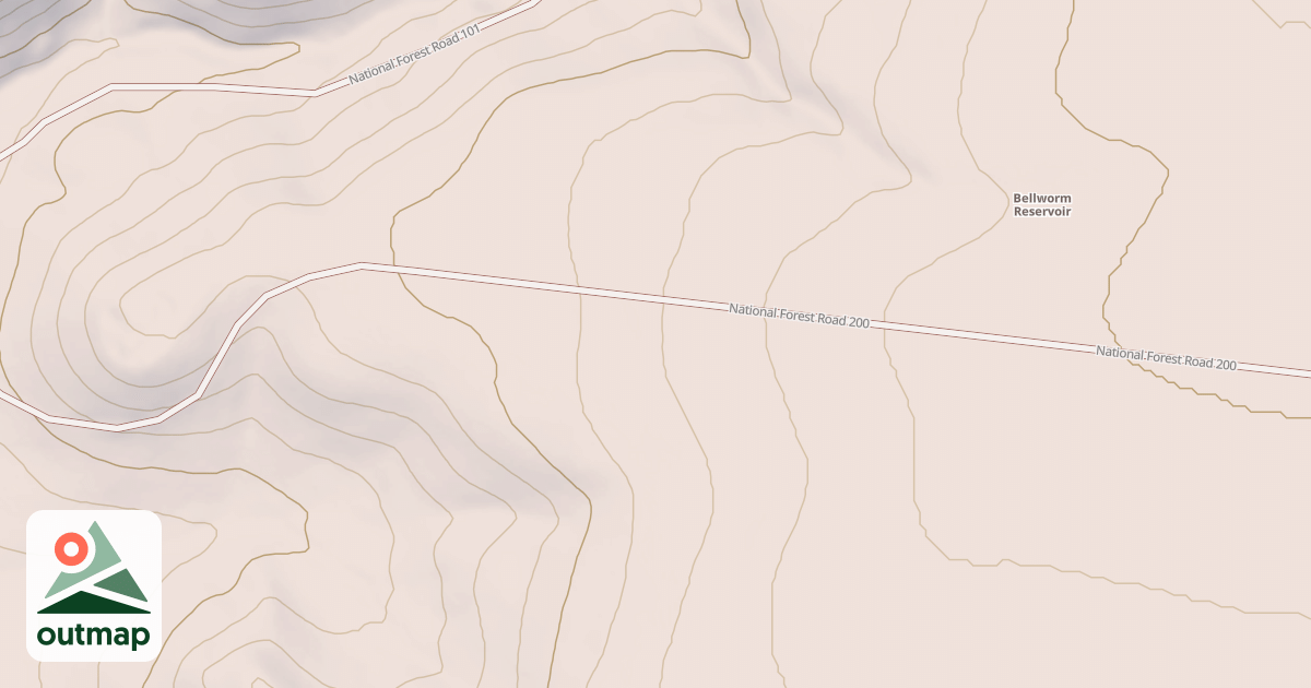 Map of USFS Motor Vehicle Use Map Roads {832AD87C-DCDD-45CD-A91B-B4D5A28B1EBE}