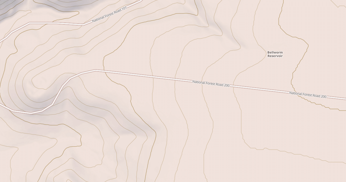 Map preview of USFS Motor Vehicle Use Map Roads {832AD87C-DCDD-45CD-A91B-B4D5A28B1EBE}