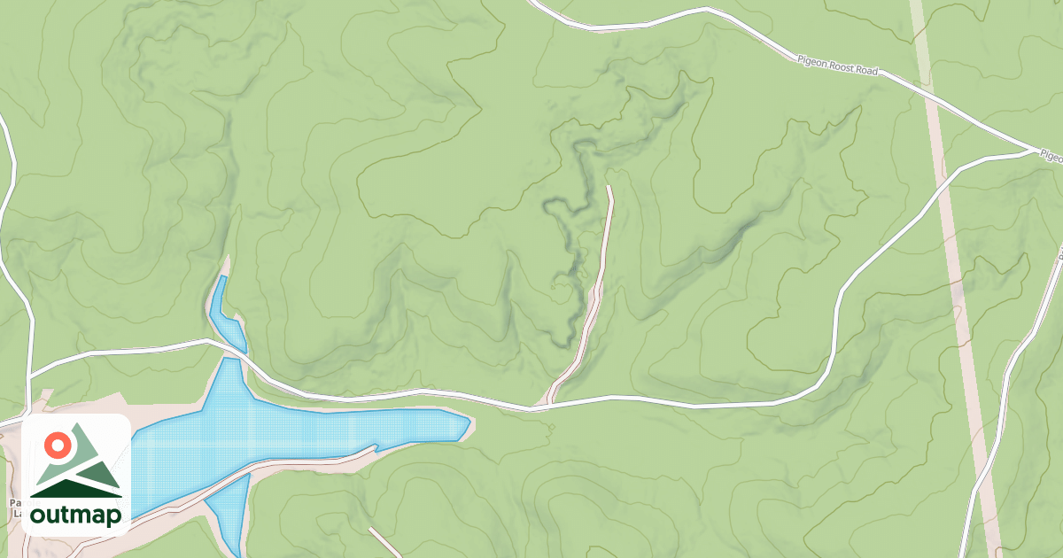 Map of STRINGTOWN BRANCH