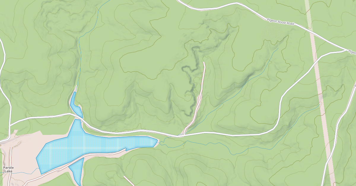 Map preview of STRINGTOWN BRANCH