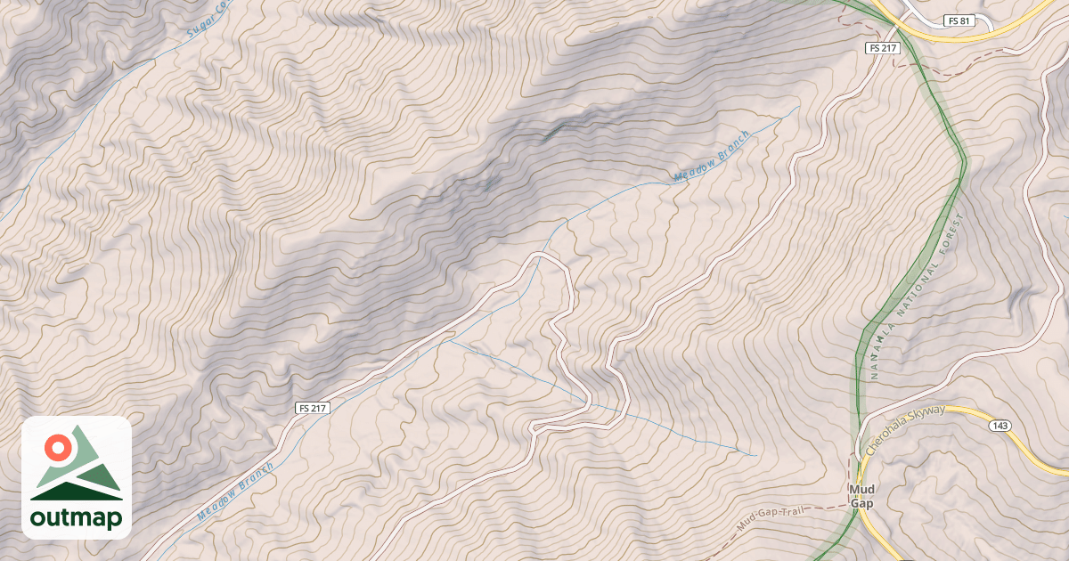 Map of NORTH RIVER